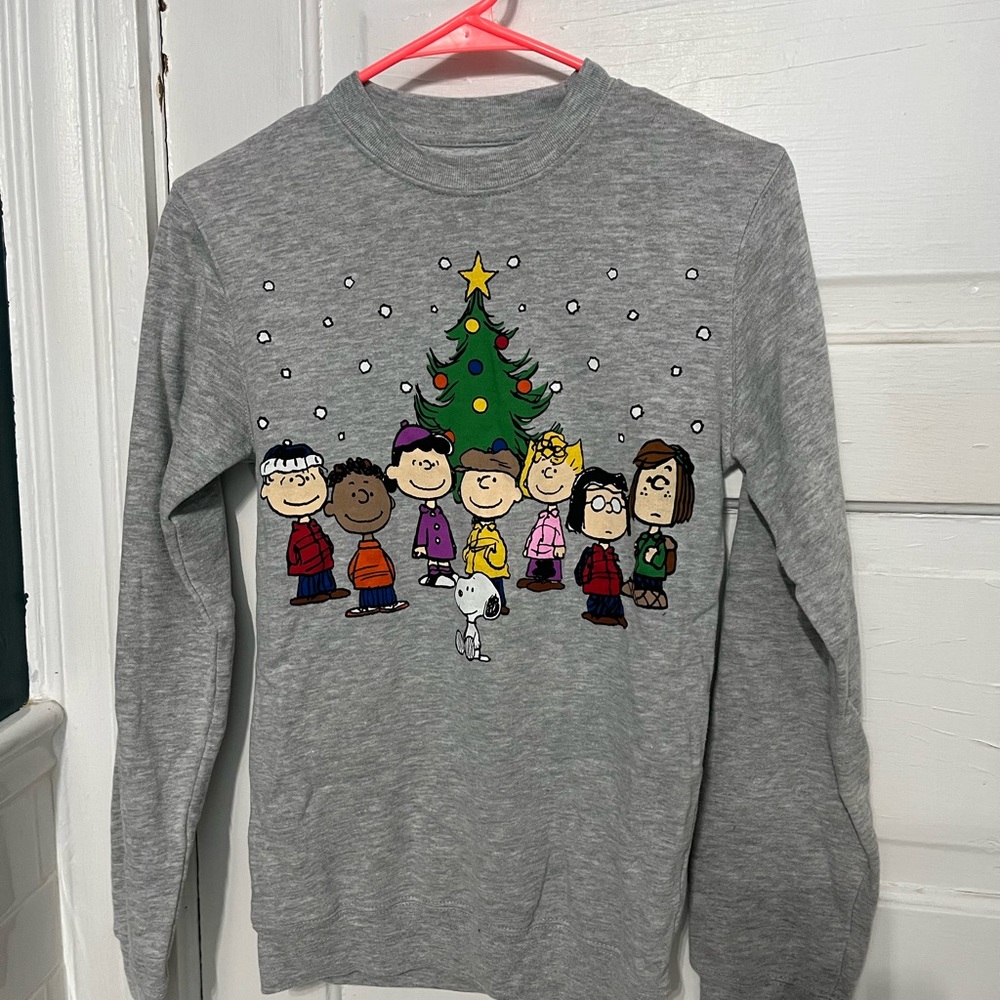Peanuts Heather Gray Pullover